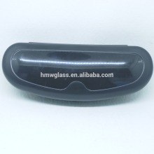 Black plastic ireegular shape optical glasses case