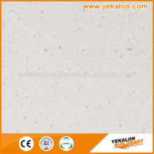 Yekalon pure white quartz stone countertops,white sparkle quartz