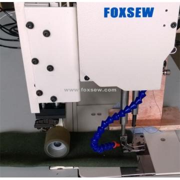 Máquina de coser en zigzag de fabricación de velas de brazo largo