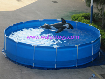 round above ground swimming pool,circular swimming pool