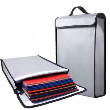Fireproof Travel Resistant Document Bag