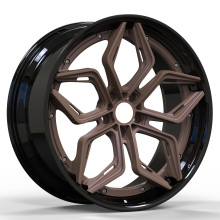 Deep Dish Deep Concave Forged Black Red Finish Alloy Car Wheels