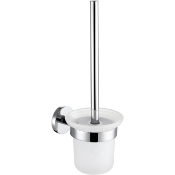 Chrome Toilet Brush Holder Bathroom