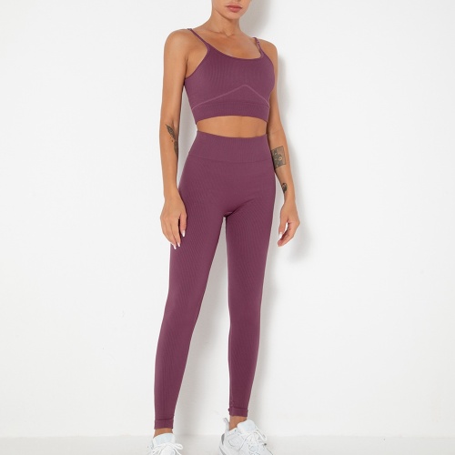 Yoga-Leggings nahtloses Set