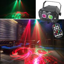 Disco Stage Party Lights - Sound Activated Laser Projector for Xmas & KTV