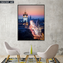 Realism Cityscape Canvas Print From Photo