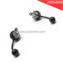 Black Earring piercing, hot sale black body earring jewelry