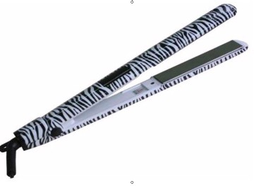 Zebra Painting LCD Digital Flat Iron (E518)