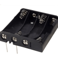 4 AA Battery Holder with PC pins