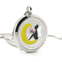 Fair in the moon locket pendant