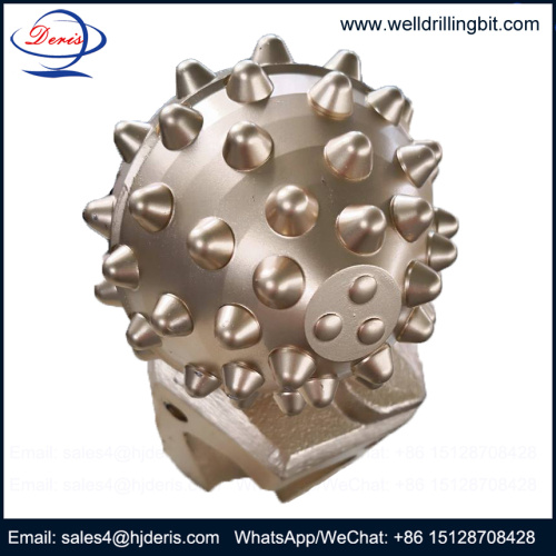 Rotary drill head single cone bit for foundation