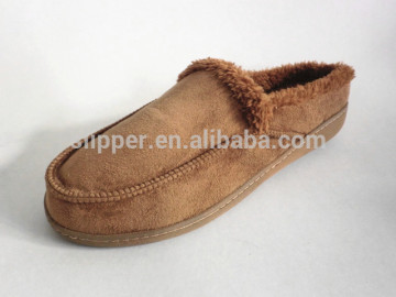 Elegant men's plaid indoor moccasins indoor outsoor casual shoes clog