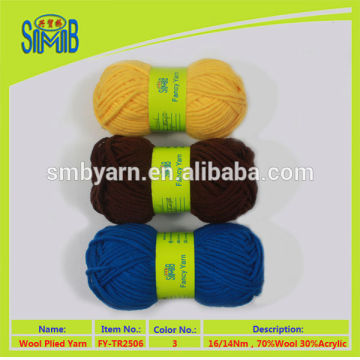 wholesale 70% wool and 30% acrylic lana acrylic wool