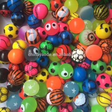 dongyang 27mm mix types rubber vending machine bouncing ball