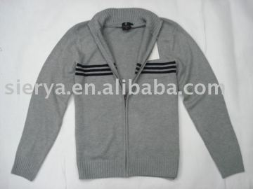 men's wool polo sweater