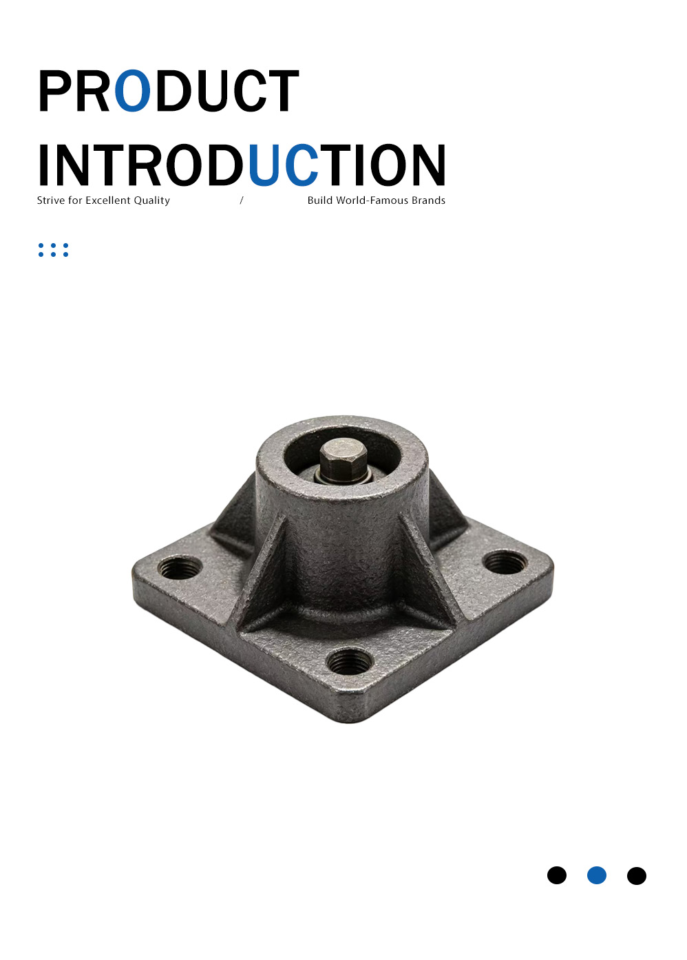 Электрическая опора Литье Electrical Support Casting