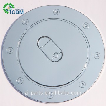Chrome fuel door covers