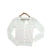 100% Cotton Long Sleeve Cardigans Sweater