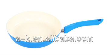 white ceramic fry pan