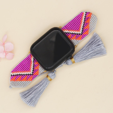 Bohemian Beaded Diamond Watch Bands for Apple Watch 41mm/45mm & iWatch 7/6/5/4