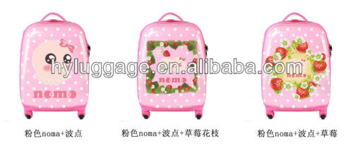 Cute shiny Shell Luggage for baby Travel Luggage