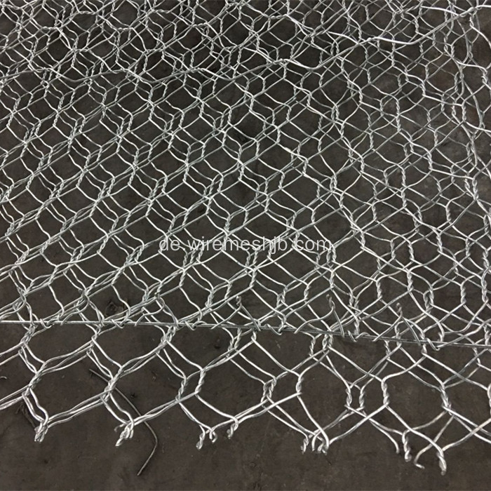 Galvanisierte Hexagonal Mesh Gabion Box