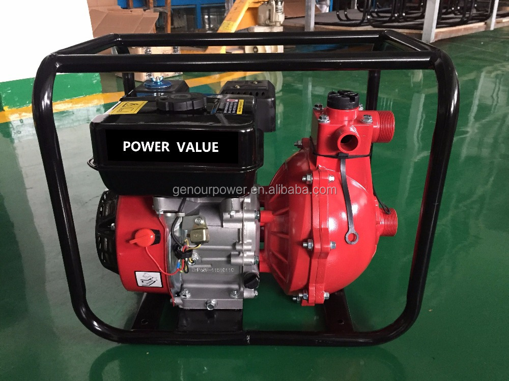 Power Value 5.5hp 168f high pressure gasoline water pump WP15H, farm water pump generator for sale