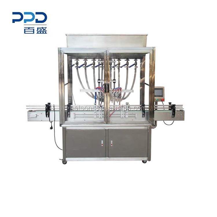 Automatic 8 head honey juice liquid water bottle filling machine glass bottle liquid wine filling machine