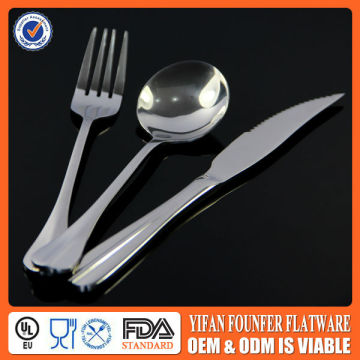 Flatware set stainless steel cutlery and 3pcs cutlery