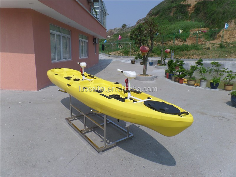 2 person tandem fishing kayak with motor