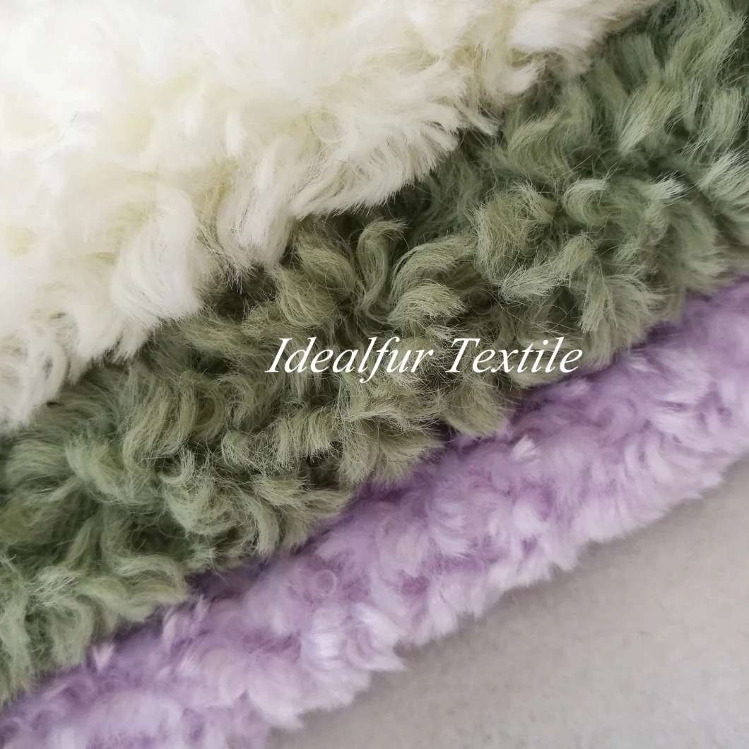 Customized Color Shaggy Wool Fake Fur