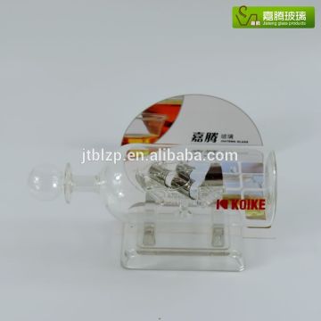 Custom wooden base Model Ship in a Bottle