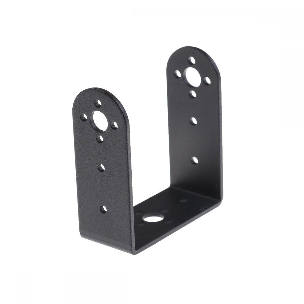 Custom aluminum tv wall mount bracket bottom heavy duty shelf bracket