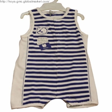 Fashion navy striped pattern carter\'s rompers