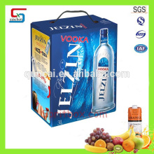 Laminated pakaging BIB 3L plastic bags for vodka