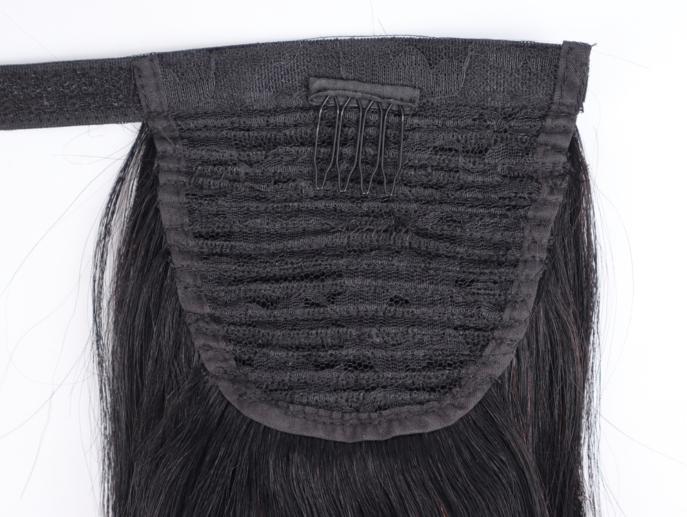 Li&Queen Wholesale Virgin Cuticle Aligned Hair Extensions Drawstring Ponytail 100 Real Brazilian Human Hair Extensions DHL