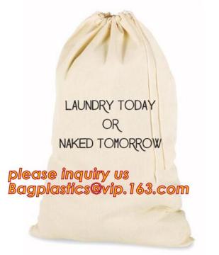 bathroom hotel cotton laundry bag drawstring laudry bag, cotton bag/cotton drawstring bag/cotton laundry bag, heavy duty laundry