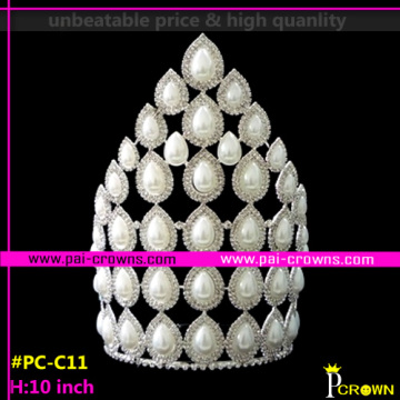 Pearl Pageant Crowns,custom princess tiara crown wholesale