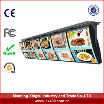 led menu display light box / advertising menu light box / menu light box