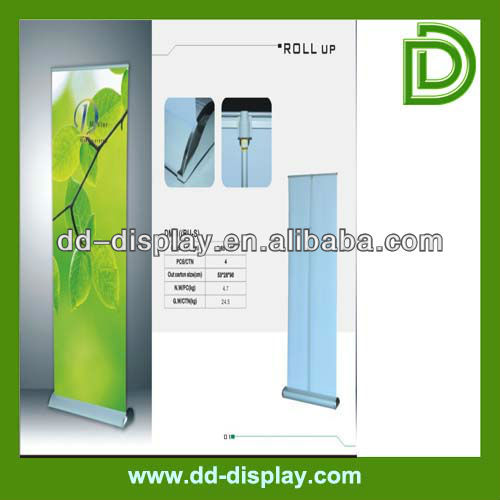 free retractable roll up banner size