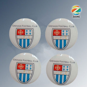 3D round epoxy dome sticker , printable stickers .