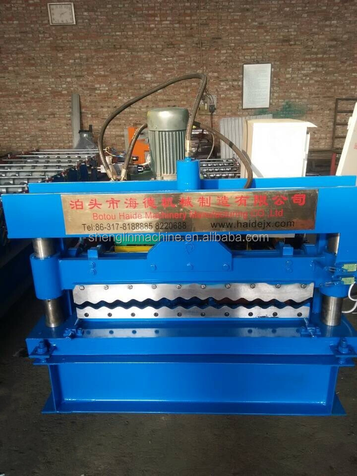 Haide Double Layer Corrugated and IBR Metal Roof Sheet Cold Roll Forming Machine