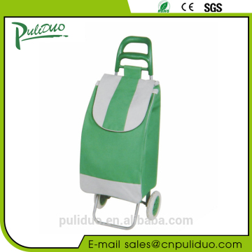Manufacture Personalized Foldable Shopping Trolley With Two Wheels
