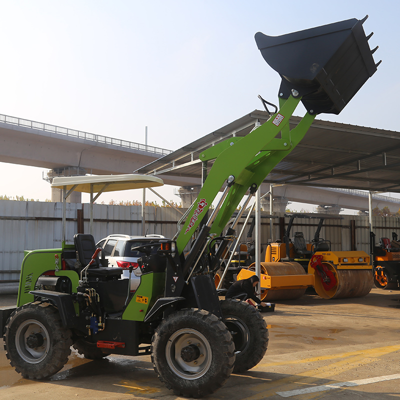 ถังบรรจุด้านหน้า backhoe mini