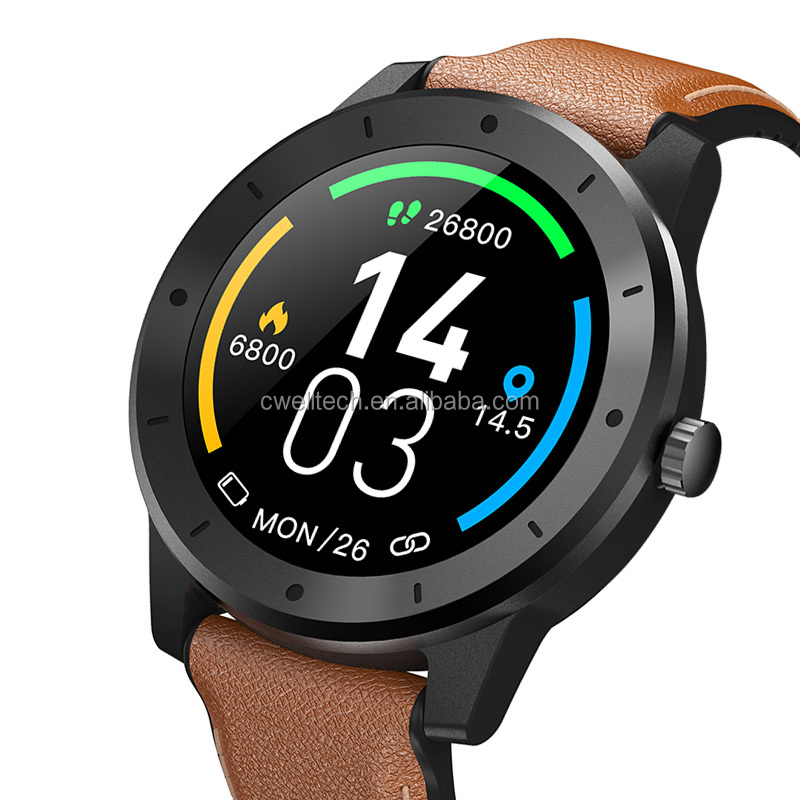 TWATCH V200 1.28Inch IP68 Waterproof GPS Digital Sport Watch Facebook/Whatsapp/Line Message Notice Smart Watch for Android IOS