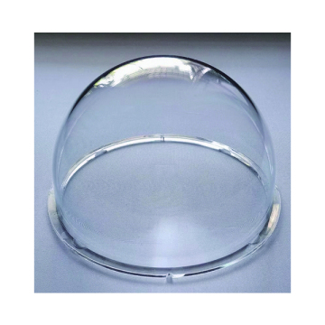 130mm Acrylic Replacement Dome Camera Cover with Flange for Surveillance Hemisphere Clear Dome Cameras