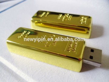 The simulation gold bar gold bullion USB flash drive