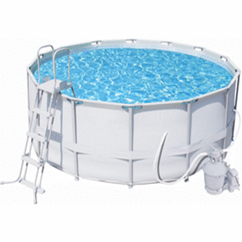 Wholesale PVC Swimming Pool Easy Set Rectangular Metal Frame Above Ground Family Outdoor Swimming Pool