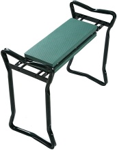 Foldable Garden Kneeler Seat Stool - Heavy Duty Gardening Bench for Kneeling and Sitting