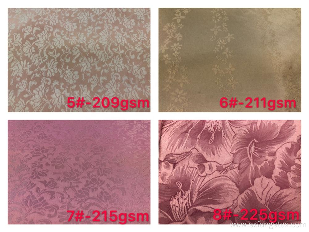 Polyester Jacquard Damask Window Upholstery Curtain Fabric